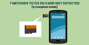 7 Ways to Fix SD Card Not Detected/Recognized in Android or  .